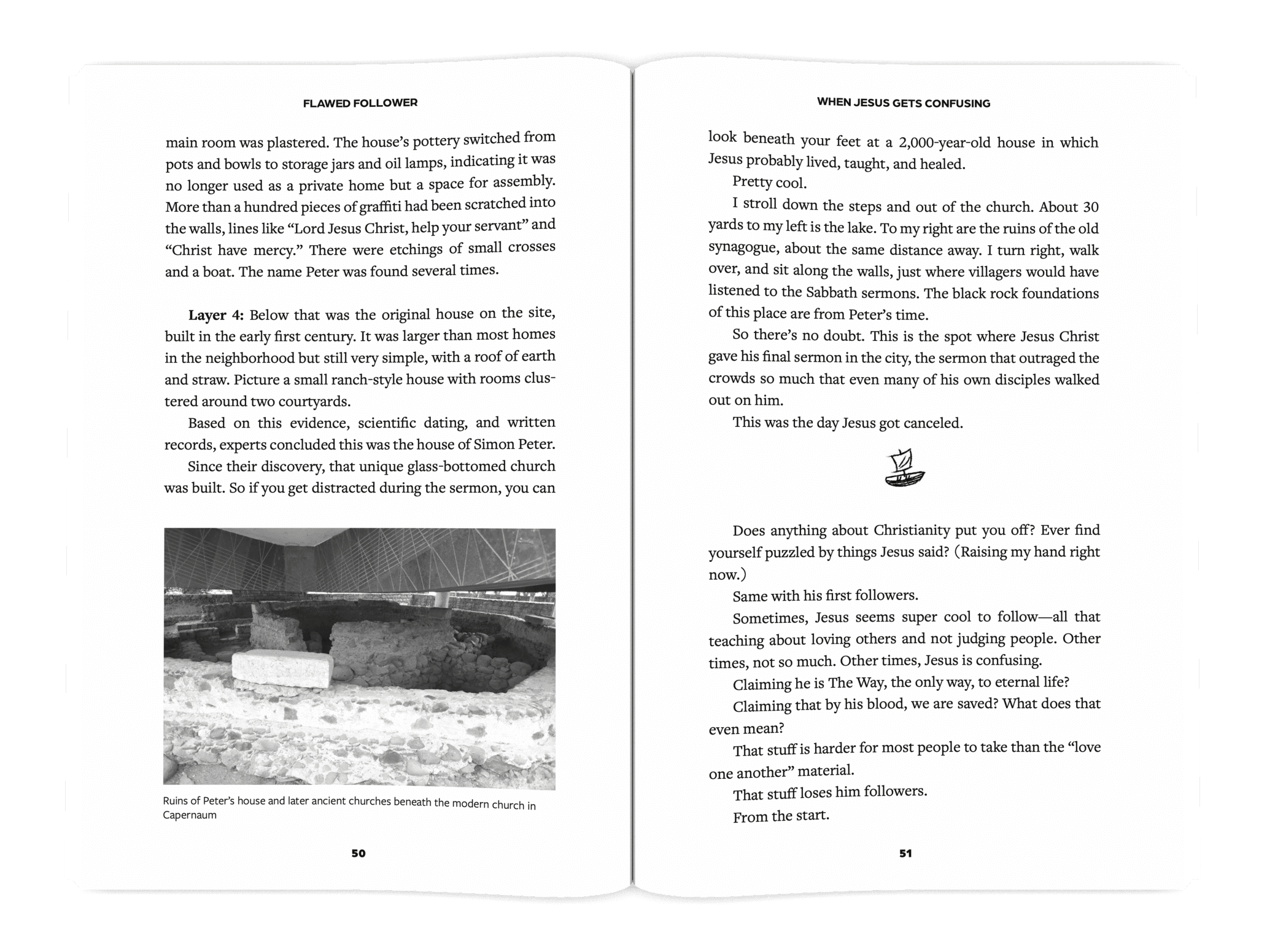 Book cover design, book interior design, typesetting, and ebook conversion for Flawed Follower by Mayfly book design and publishing services